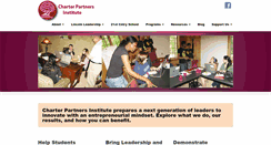 Desktop Screenshot of charterpartnersinstitute.org