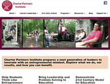 Tablet Screenshot of charterpartnersinstitute.org